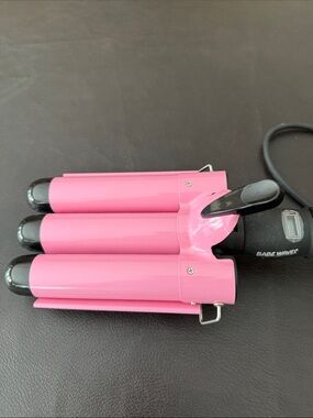 Pink Triple Barrel Hair Babe Waves